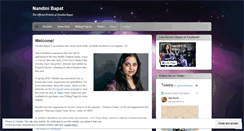 Desktop Screenshot of nandinibapat.com